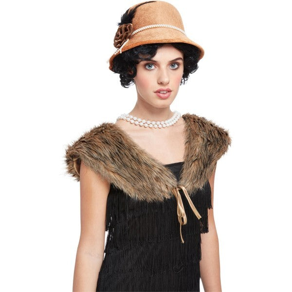 Smiffys 20s kit with hat and stole, imported from the UK