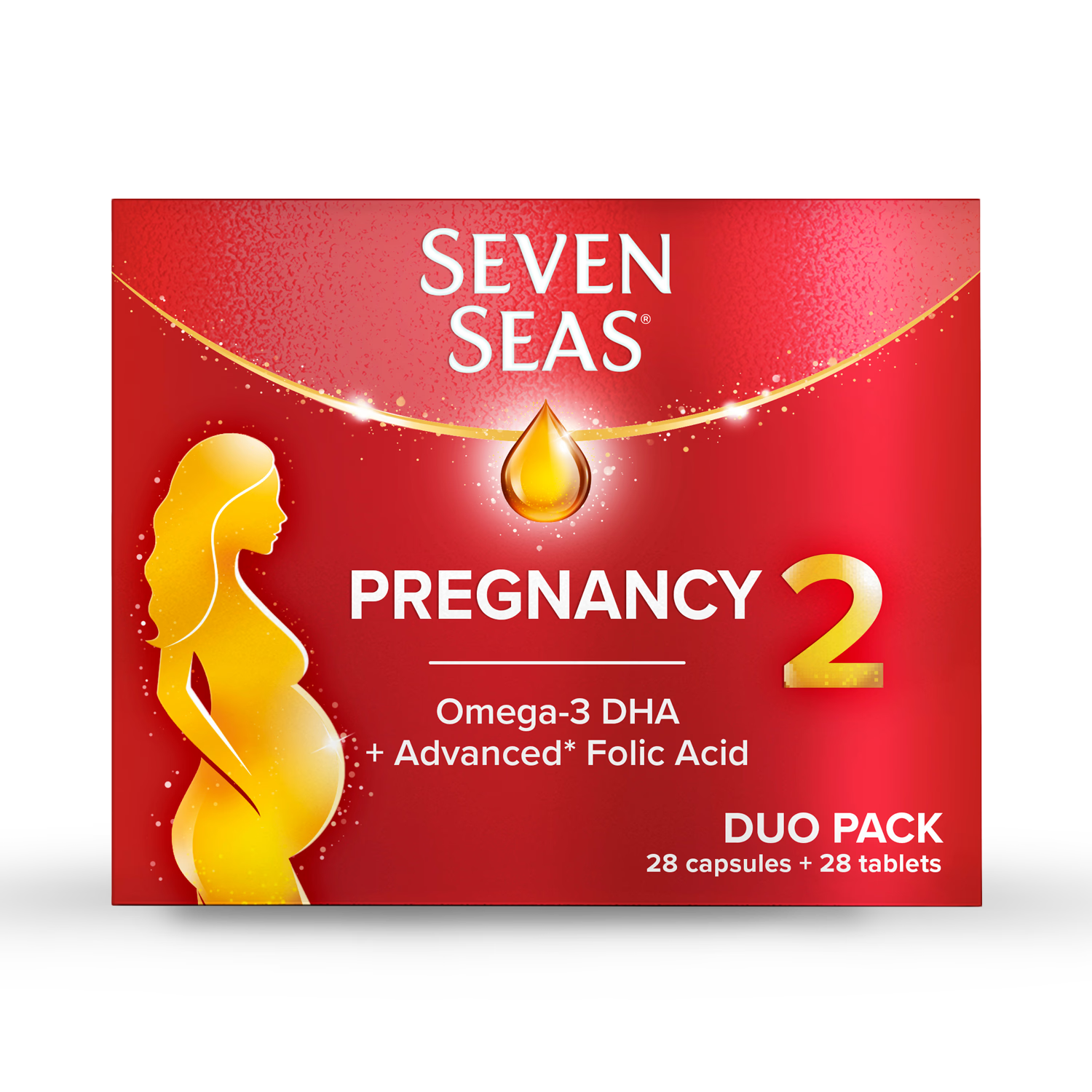 Seven Seas pregnancy vitamins tablets and capsules 1 month supply (British brand)