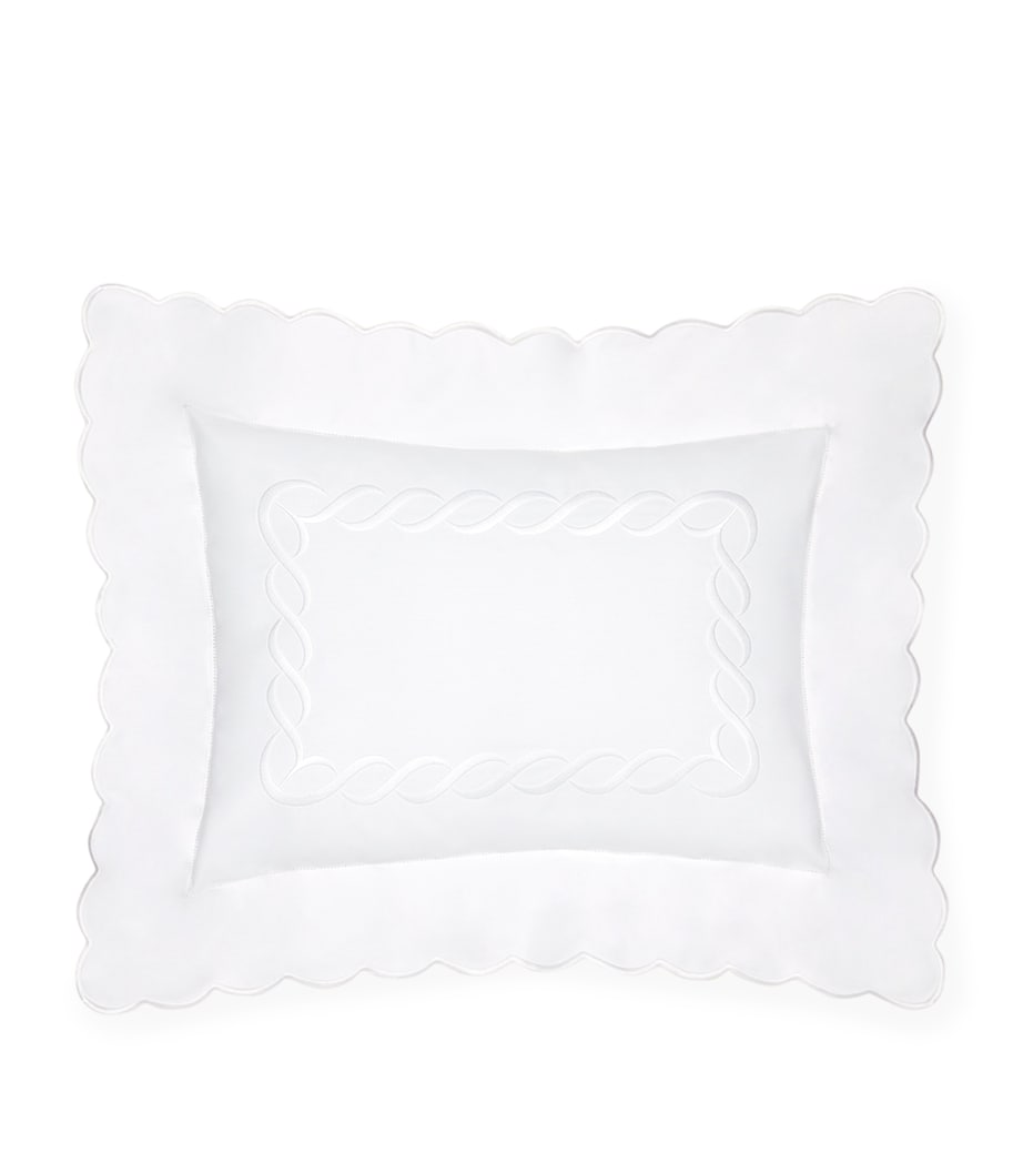 Pratesi Treccia Oxford pillowcase 30cm x 40cm, UK version