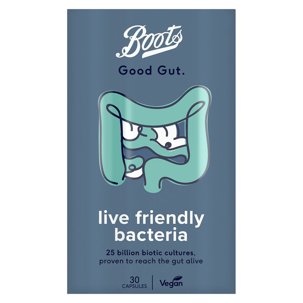 Boots Good Gut Live Friendly Bacteria 30 Capsules