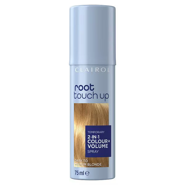 Clairol Root Touch Up 2 In 1 Spray dark to medium blonde (British brand)