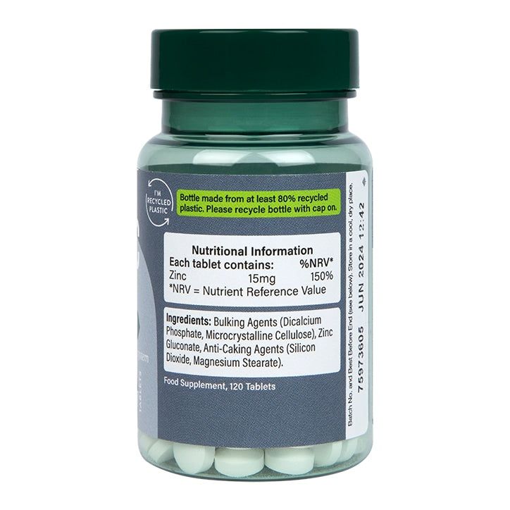 Holland & Barrett Zinc 15mg 120 Tablets GOODS Holland&Barrett