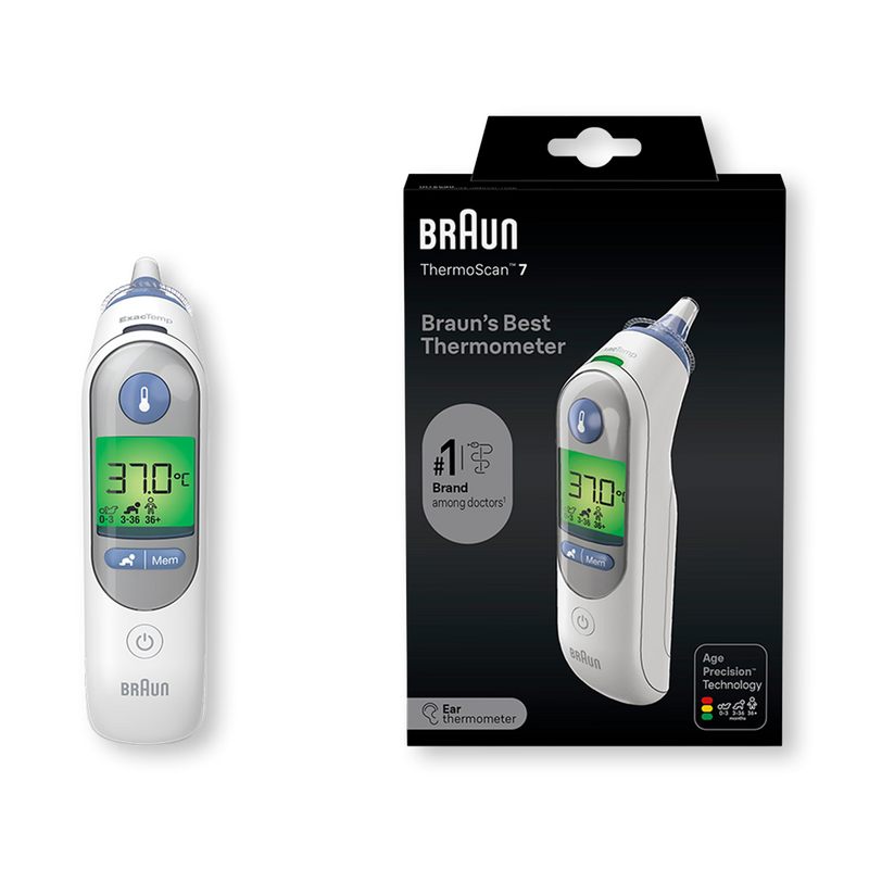 Braun ear thermometer Thermoscan 7, imported from the UK