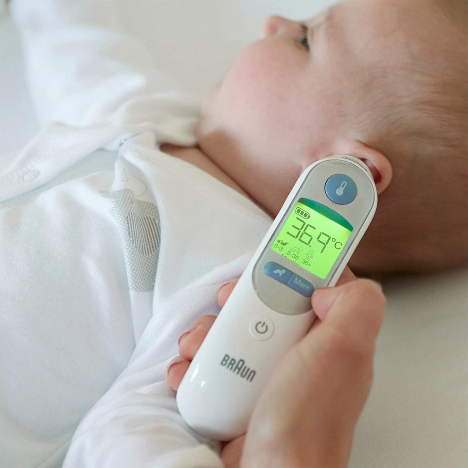 Braun ear thermometer Thermoscan 7, imported from the UK