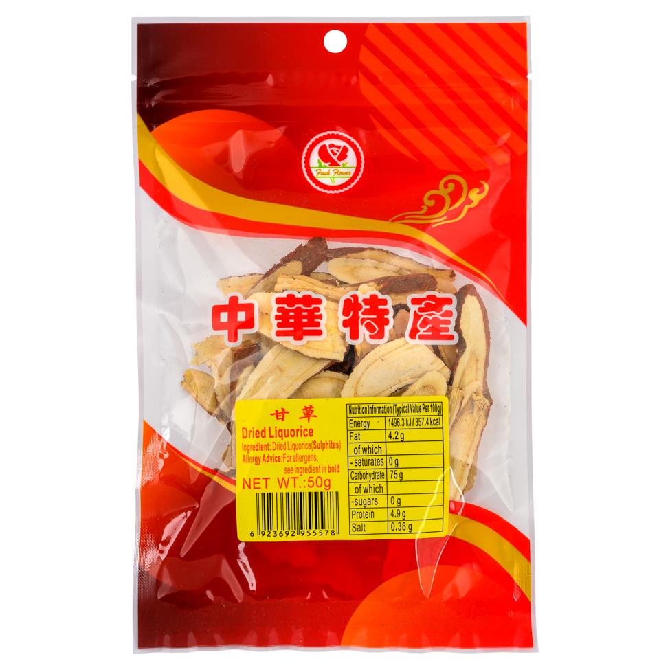 Fresh Flower traditional dried liquorice root, UK version
