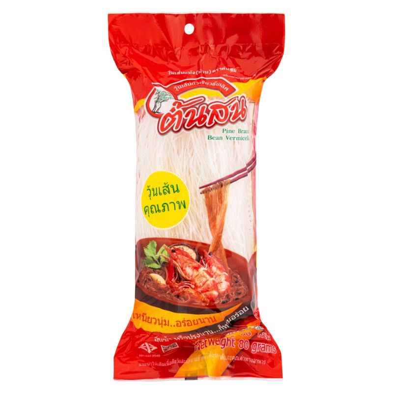 Pine Brand mung bean vermicelli noodles - British product