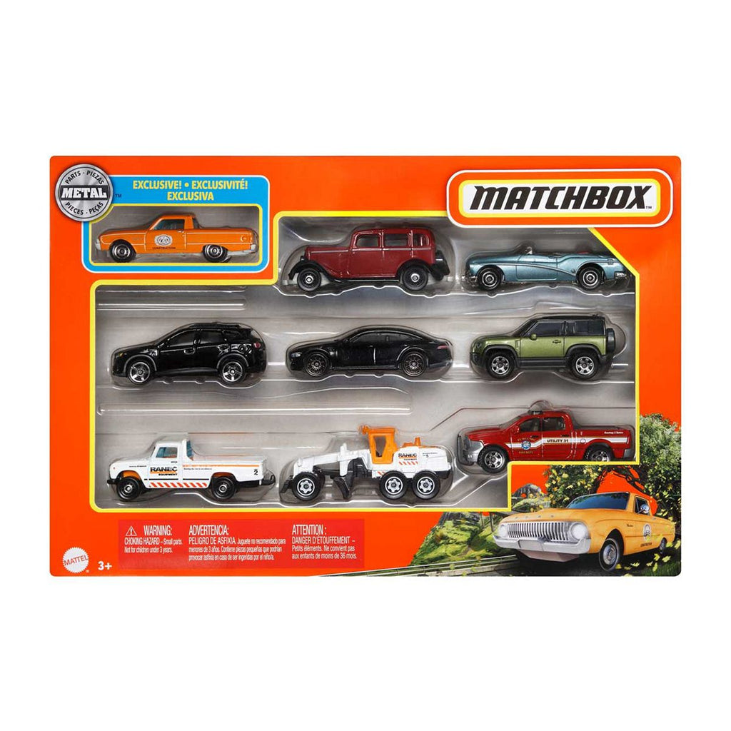 Matchbox 9 Car Giftpack