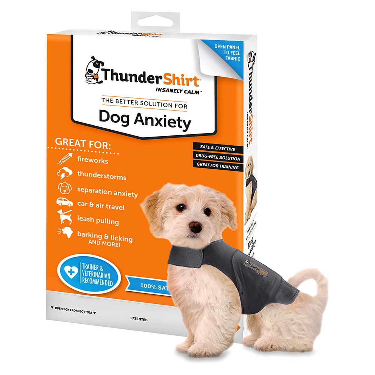 ThunderShirt Grey Calming Jacket For Dogs- - Extra Small GOODS Boots   