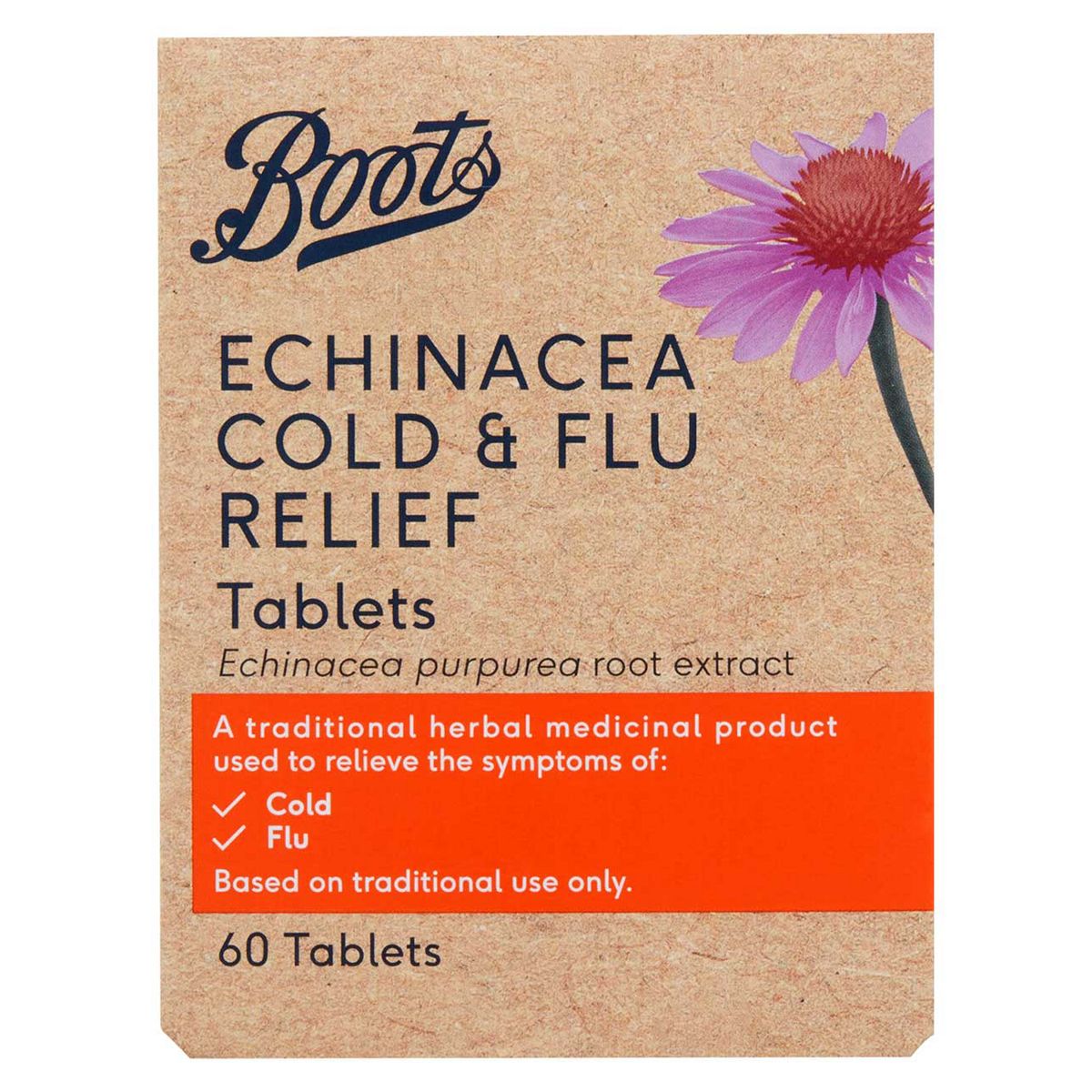 Boots Echinacea Tablets - 60 Tablets General Health & Remedies Boots   