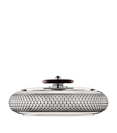 Harrods Christofle Silver Plated Perles Box Decorative Vanity Table Box- Buy online at McGrocer