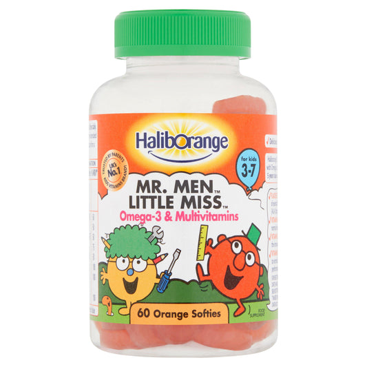 Haliborange Little Miss Inventor Omega-3 & Multivitamins Softies for Kids Orange x60 GOODS Sainsburys   