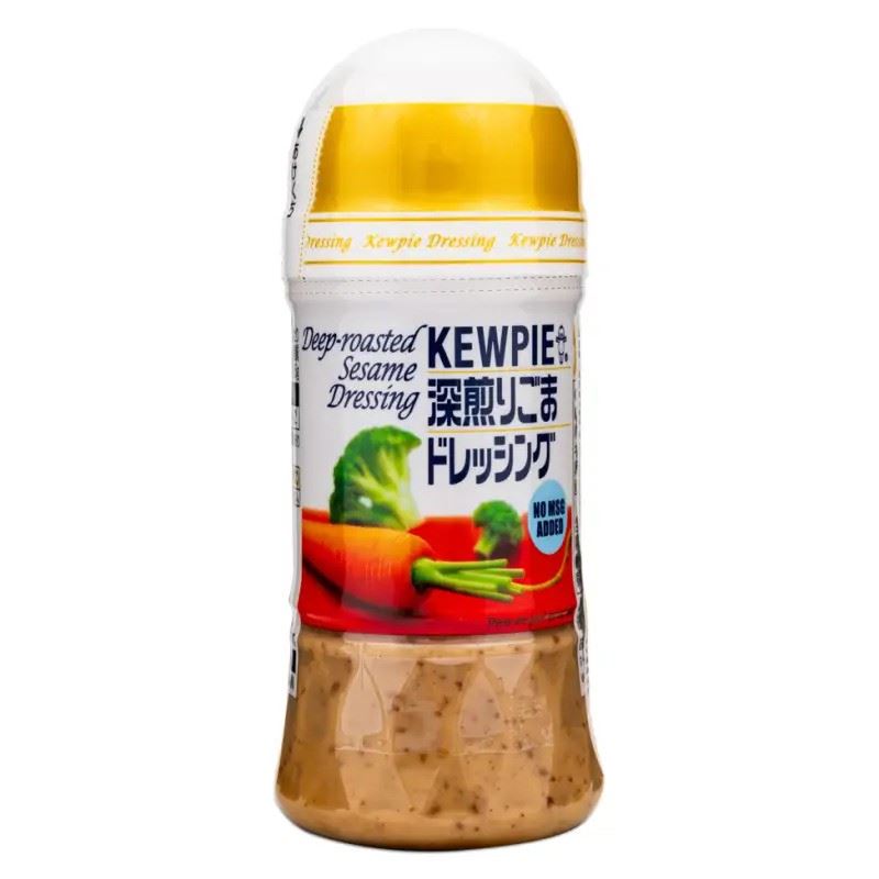 Kewpie deep-roasted sesame dressing bottle, imported from the UK