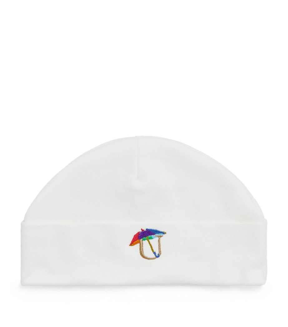 Paint My Dreams cotton embroidered beanie 'U', UK version
