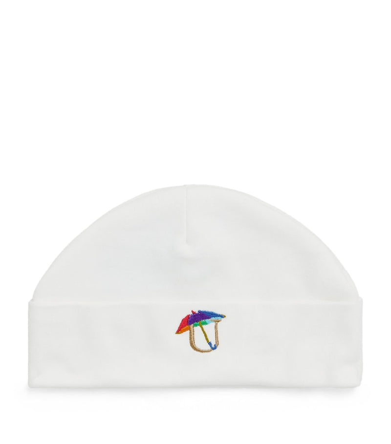 Paint My Dreams cotton embroidered beanie 'U', UK version