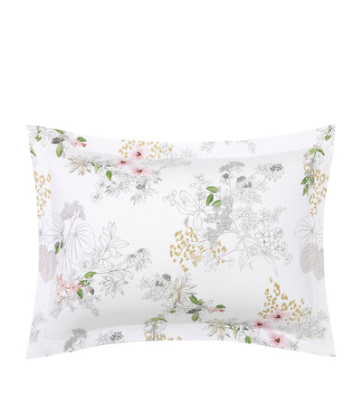 Harrods Yves Delorme Floral Orchidee Standard Oxford Pillowcase 50cm x 75cm- Buy online at McGrocer