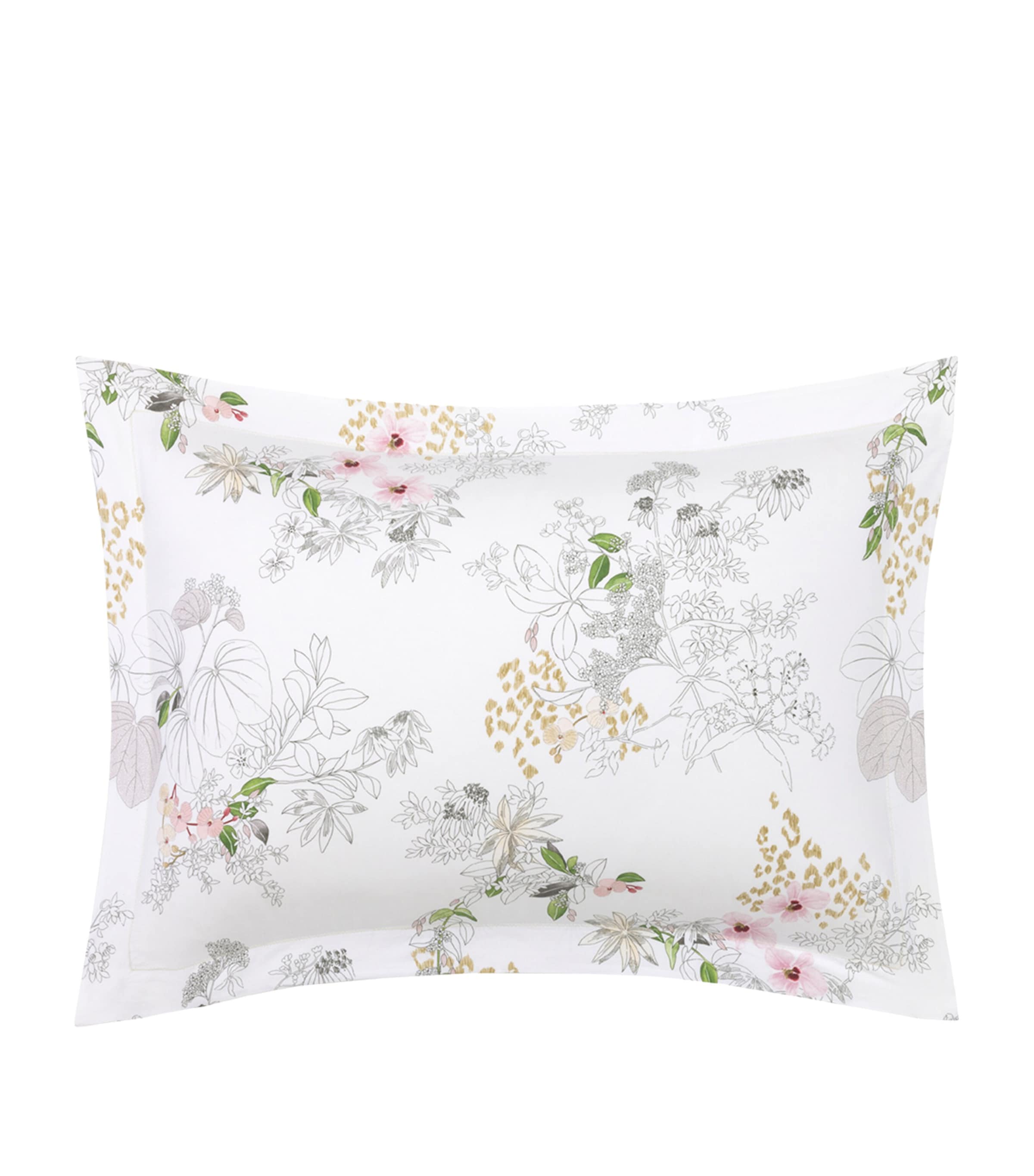 Yves Delorme Floral Orchidee pillowcase 50cm x 75cm (British brand)