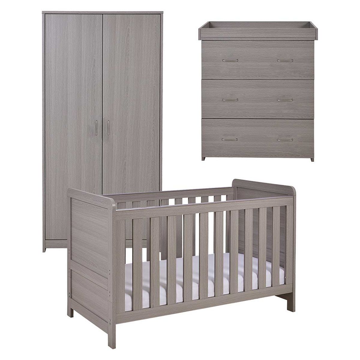 Babymore Caro 3 Piece Room Set - Grey Wash GOODS Boots   