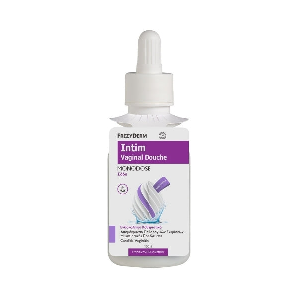 FrezyDerm Intim Soda vaginal douche pH 9 150ml, imported from the UK