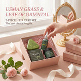 Livingandhome hair care set with shampoo bar mask and oil, UK version