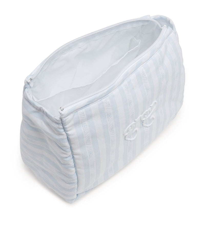 Tartine et Chocolat striped changing bag, pastel stripe print, UK version