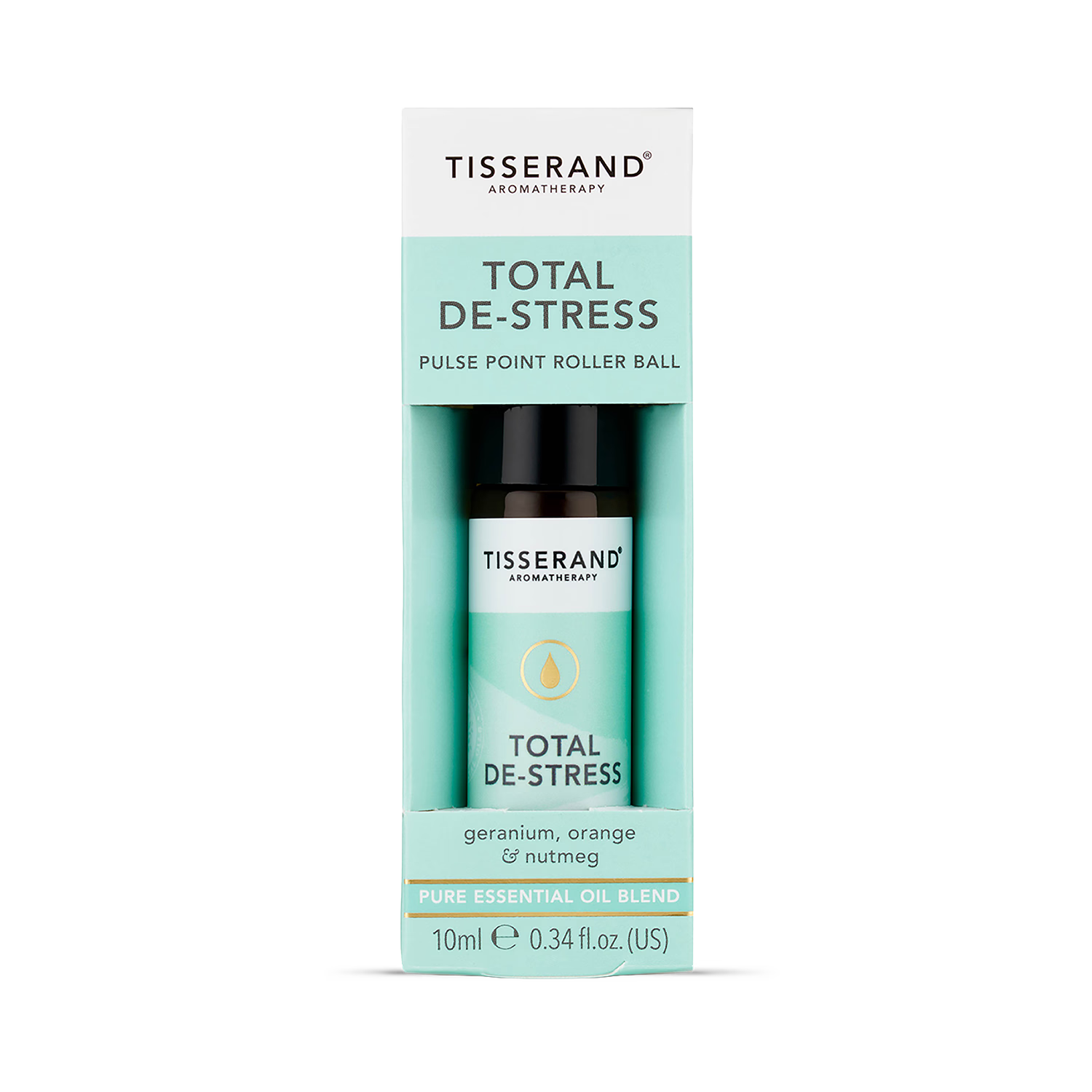 Tisserand De-Stress Roller Ball 10ml, imported from the UK