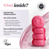 Novomins biotin gummies peach flavoured 60 gummies, imported from the UK