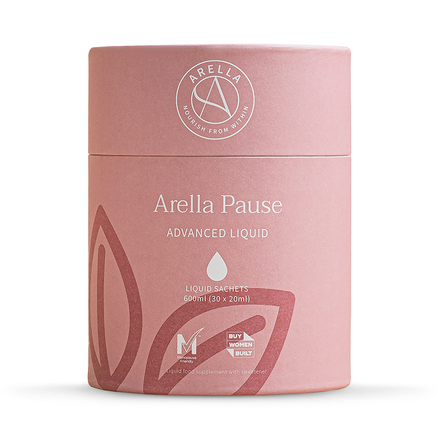 Arella Pause liquid menopause supplement sachets 30 pack (British brand)
