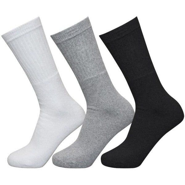 Exceptio Adult Sports Crew Socks (Pack of 3) (4-8)