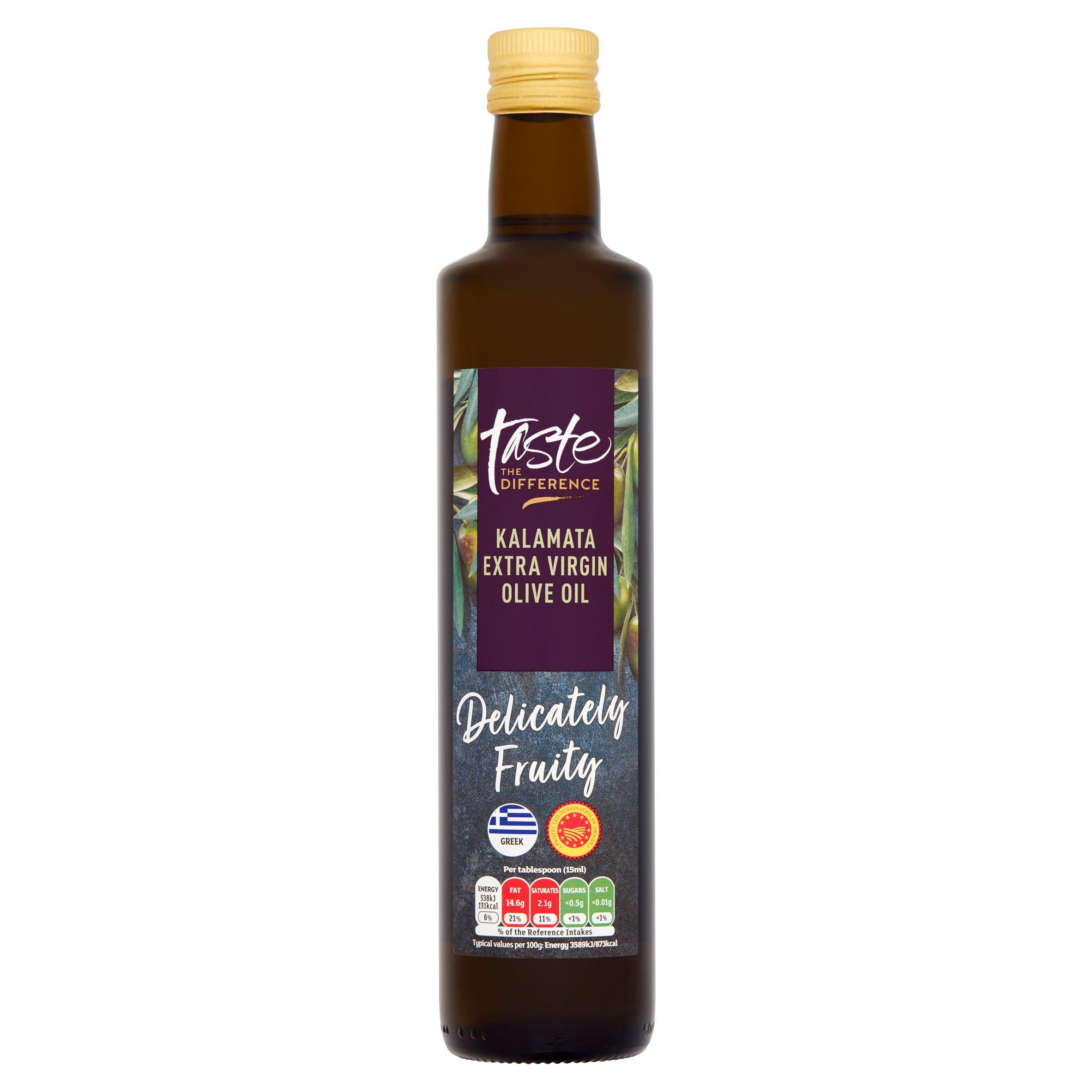 Sainsbury's Greek Kalamata Extra Virgin Olive Oil, Taste the Difference 500ml oils Sainsburys   