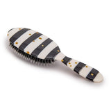 Rock & Ruddle BW Stripes Large Mix Bristle Hairbrush GOODS Superdrug   