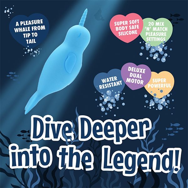 Unihorn of the Sea Neigh Mo narwhal vibrator (British brand)