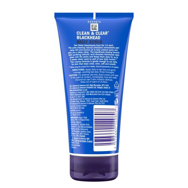 Clean & Clear Blackhead Scrub 150ml GOODS Superdrug   