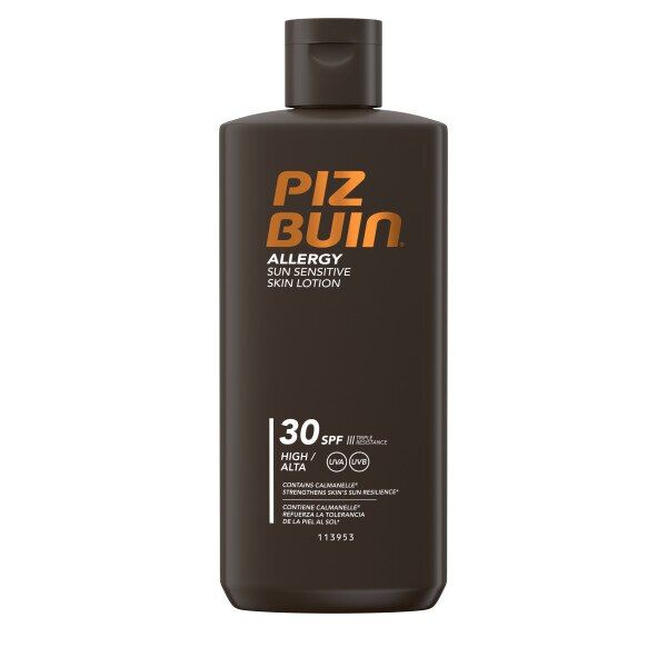 Piz Buin Allergy Sun Sensitive Skin Lotion SPF 30 High 200ml GOODS Superdrug   