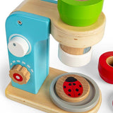 Bigjigs Toys Wooden Microscope With 14 Play Pieces GOODS Superdrug   