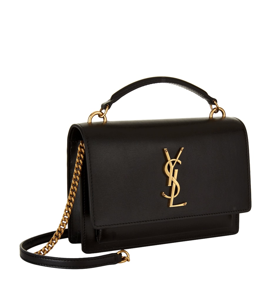 Saint Laurent Sunset chain wallet leather (British brand)