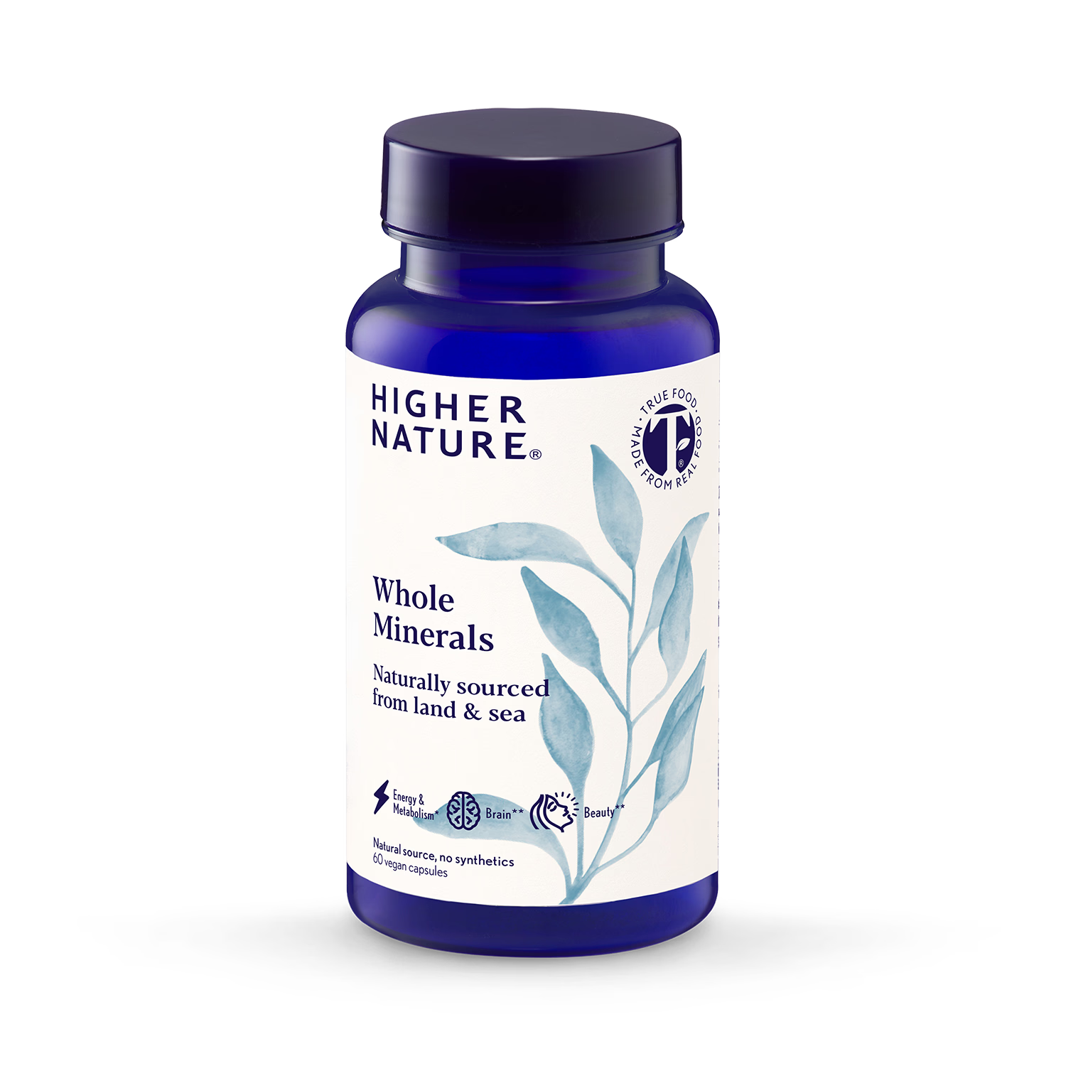 True Food Whole Minerals supplement 60 capsules, UK version