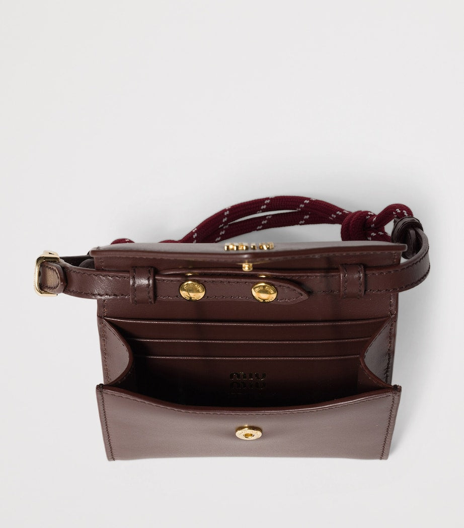 Miu Miu leather chain wallet envelope style, UK version
