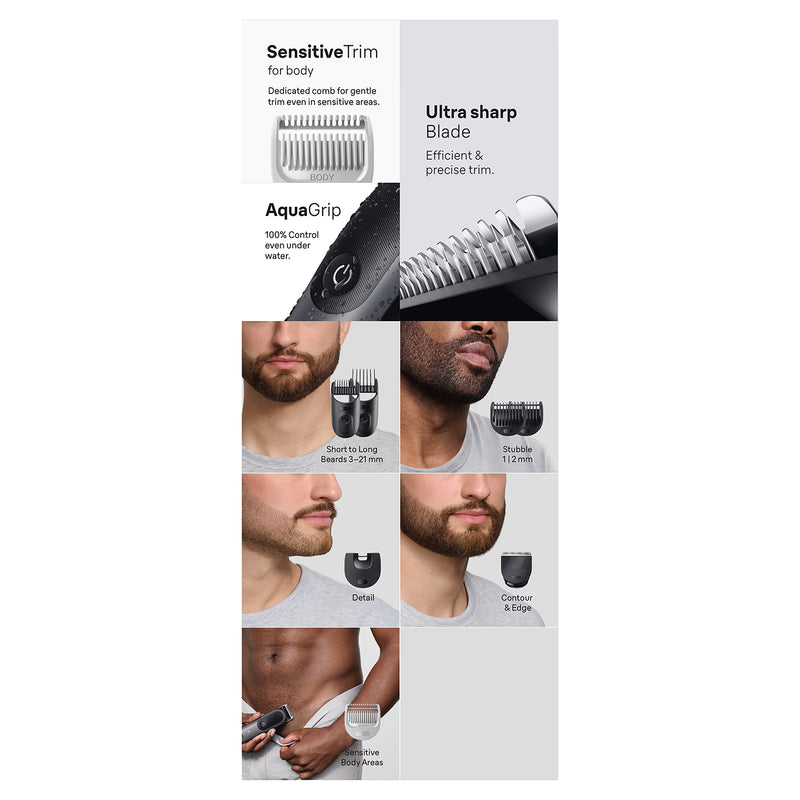 Braun All-in-One Kit Series 5 7in1 groomer grey (British brand)