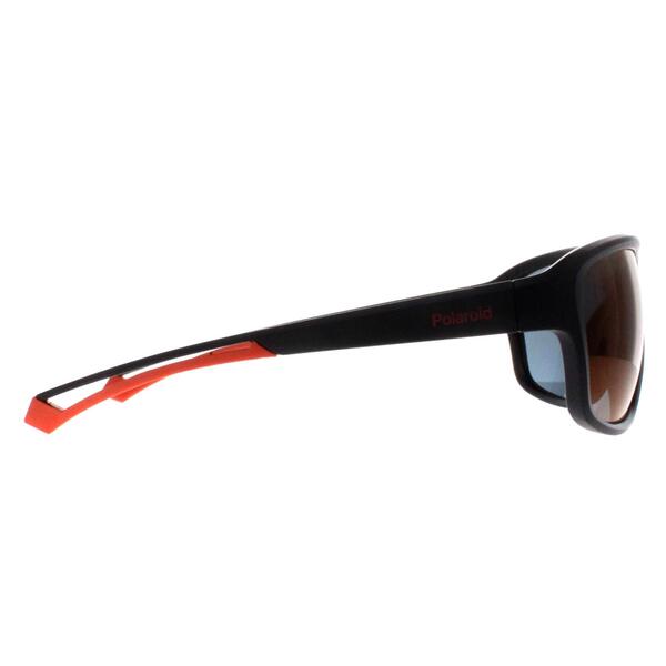 Polaroid PLD 7049/S black polarized unisex round sunglasses (British brand)