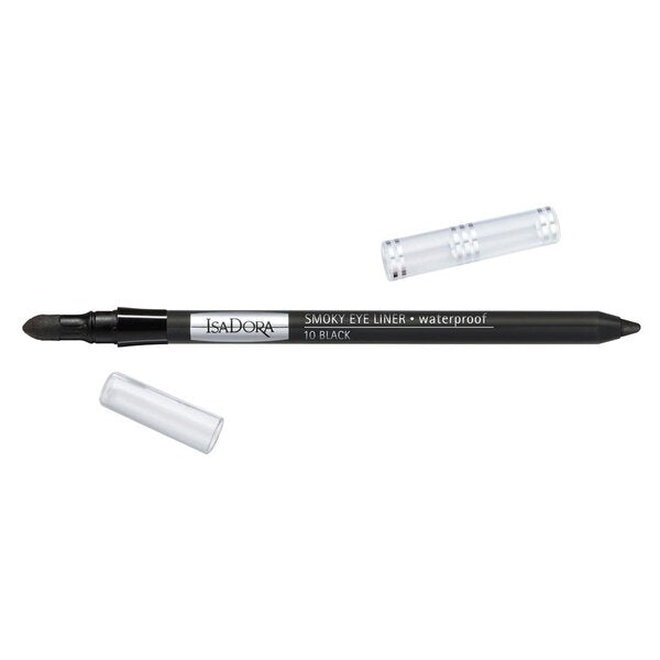 IsaDora Smoky Eye Liner + Waterproof 1.2g - 10 Black GOODS Superdrug   