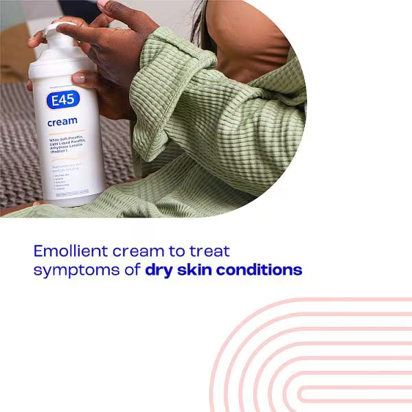 E45 Moisturising Cream Dry Skin 500g - British product