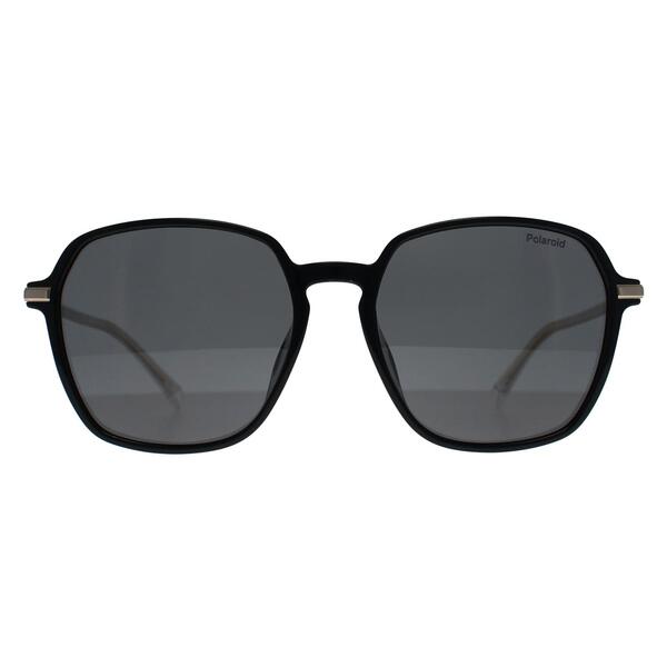 Polaroid black polarized sunglasses women square, UK version