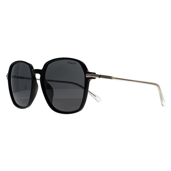 Polaroid black polarized sunglasses women square, UK version