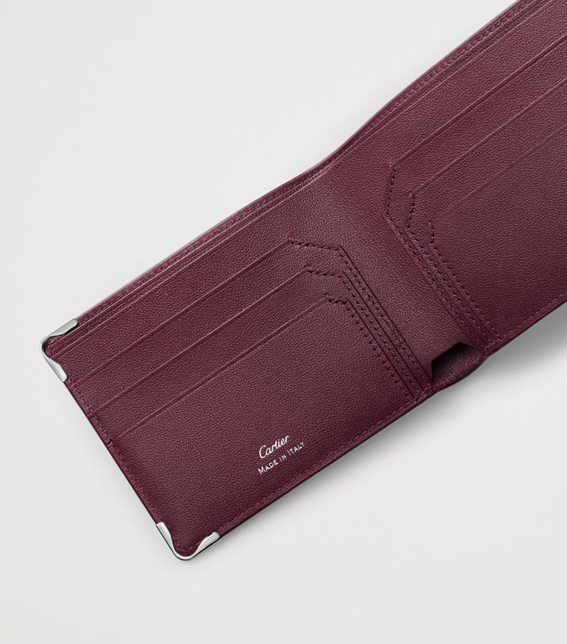 Cartier Must de Cartier leather wallet 9cm x 12cm - British product