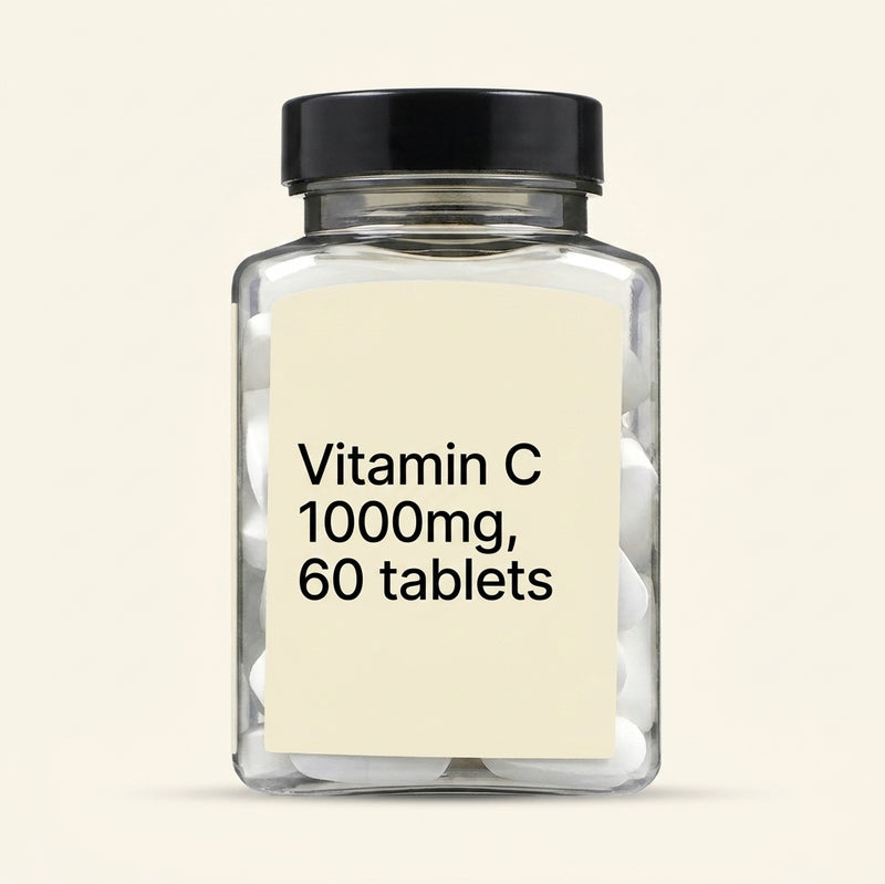 Holland & Barrett Vitamin C 1000mg tablets 60, UK version