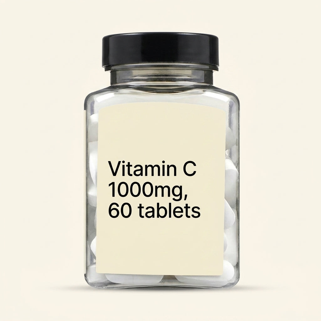 Holland & Barrett Vitamin C 1000mg tablets 60, UK version