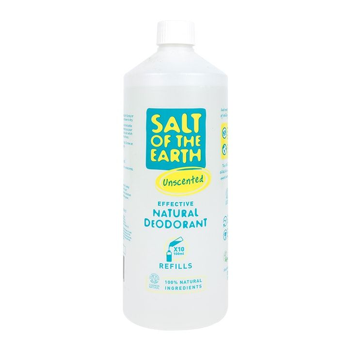 Salt of the Earth - Unscented Deodorant Spray Refill 500ml Natural Deodorant & Antiperspirant Holland&Barrett