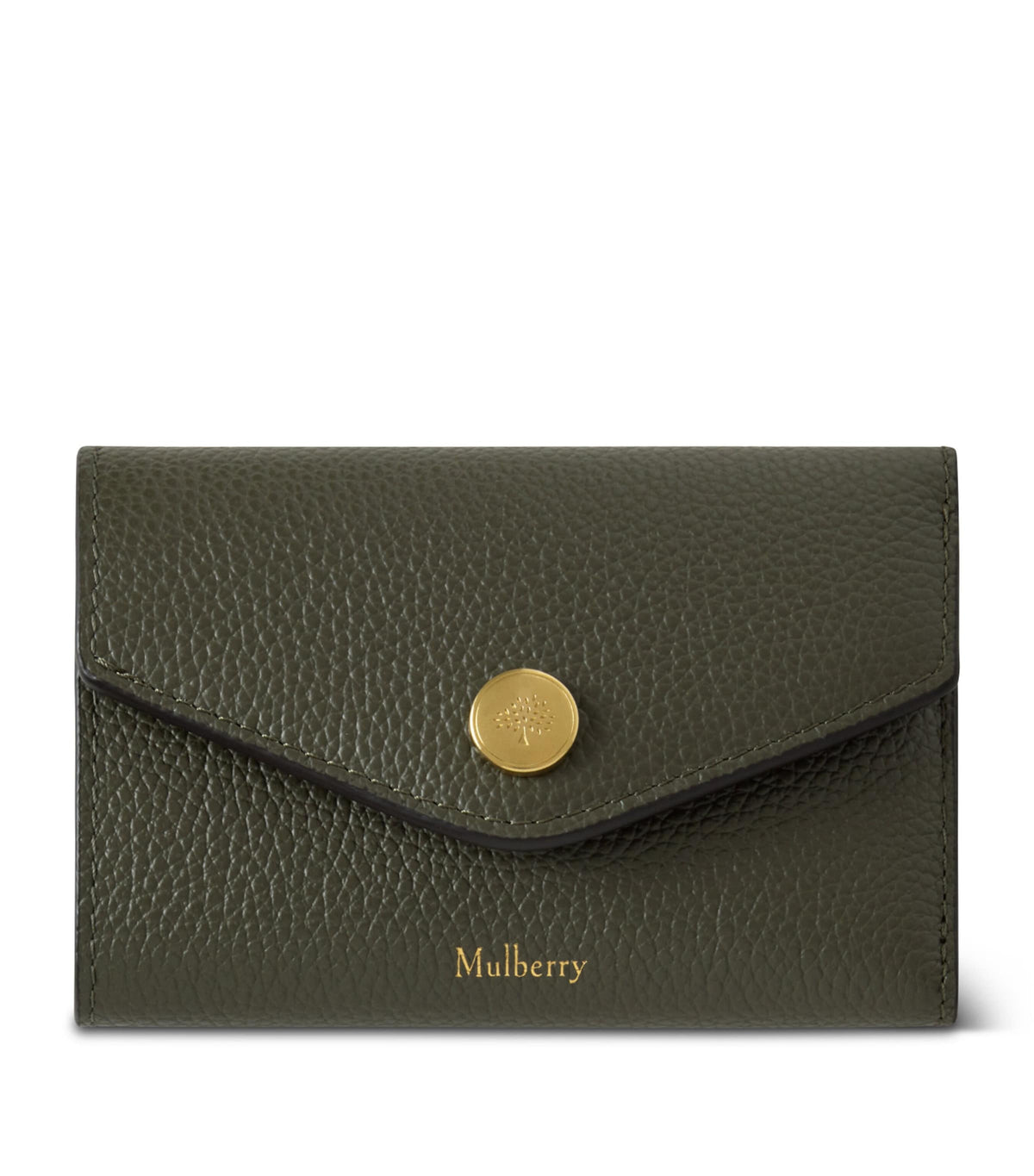 Mulberry leather folded multi-card wallet, imported from the UK