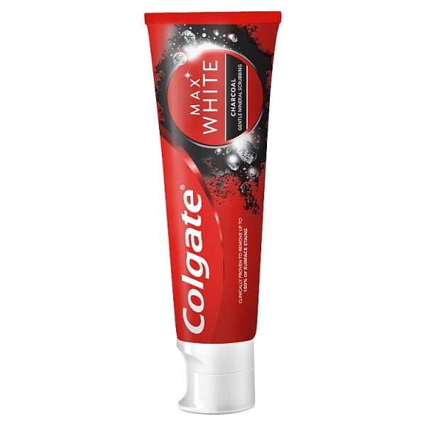 Colgate Max White Charcoal Whitening Toothpaste 75ml GOODS Sainsburys   