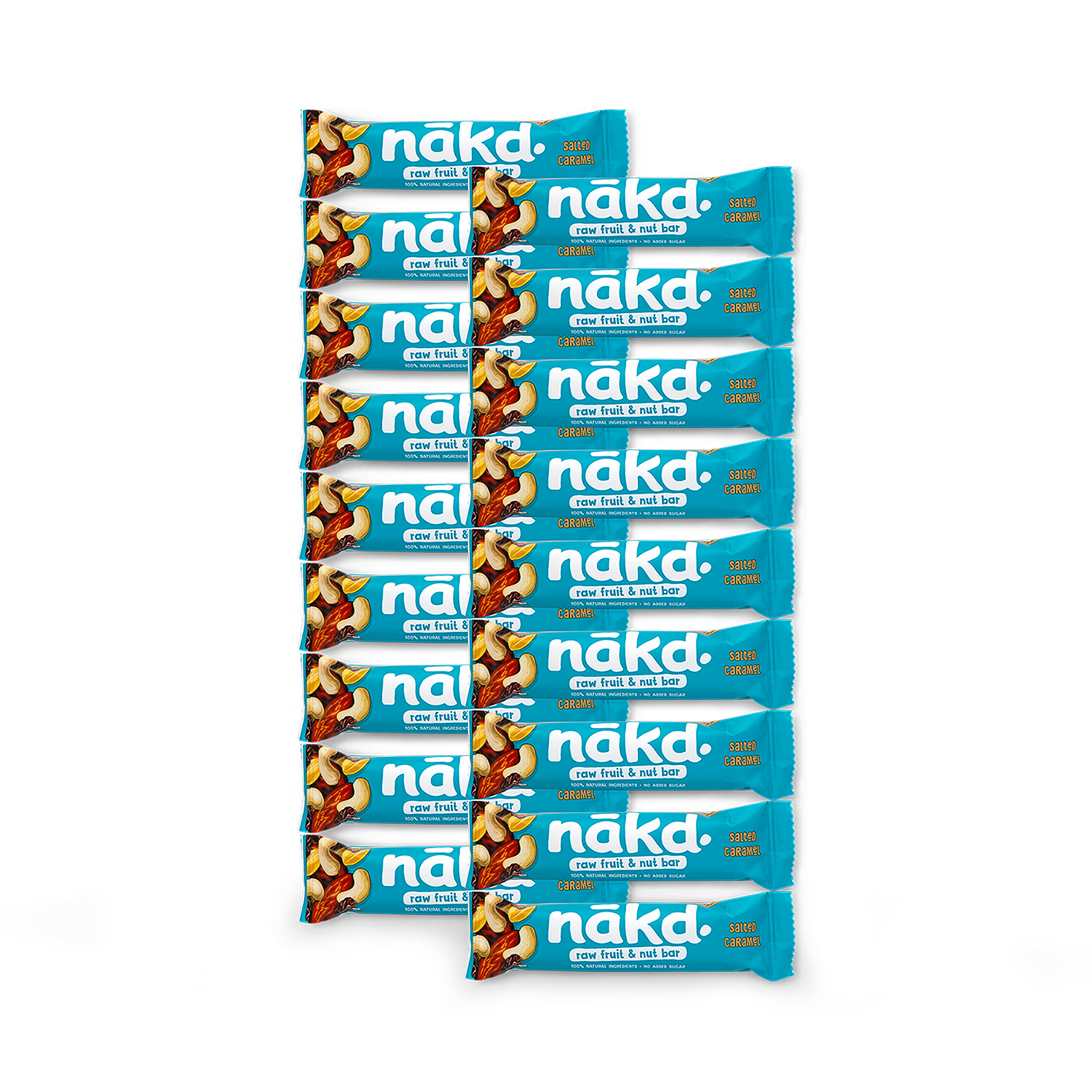 Nakd raw fruit and nut bars salted caramel 18 x 35g, UK version